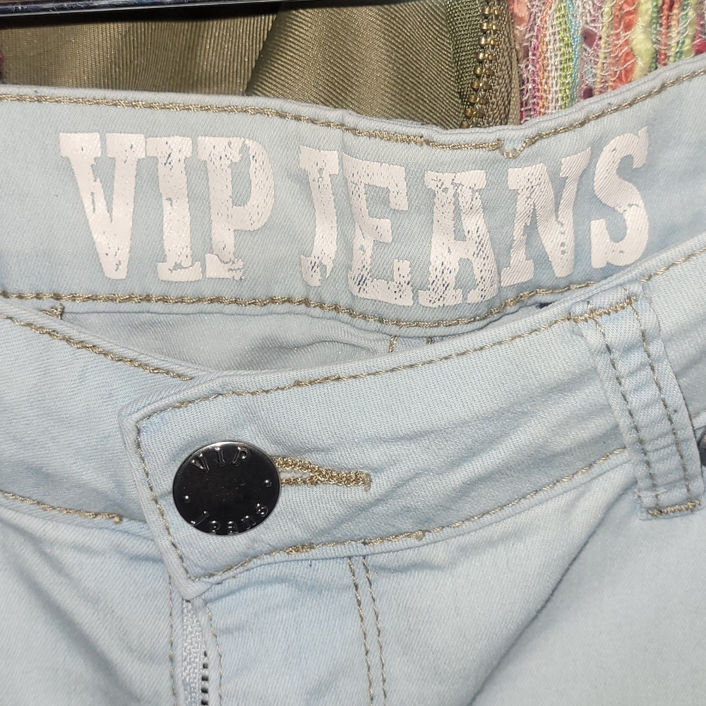 VIP Women's Sky Blue Skinny Jeans - Picture 2 of 3